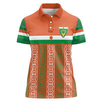 Equipe de Football Du Niger Custom Women Polo Shirt - Wonder Print Shop