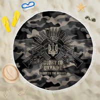 Glory to Ukraine Beach Blanket Glory to the Heroes