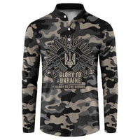 Glory to Ukraine Button Sweatshirt Glory to the Heroes
