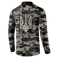 Glory to Ukraine Button Sweatshirt Glory to the Heroes