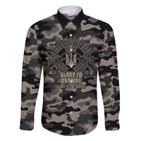 Glory to Ukraine Family Matching Long Sleeve Bodycon Dress and Hawaiian Shirt Glory to the Heroes