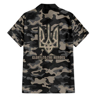 Glory to Ukraine Family Matching Off The Shoulder Long Sleeve Dress and Hawaiian Shirt Glory to the Heroes