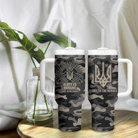 Glory to Ukraine Tumbler With Handle Glory to the Heroes