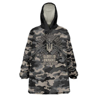 Glory to Ukraine Wearable Blanket Hoodie Glory to the Heroes
