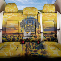 Glory to Ukraine Back Car Seat Cover Sunflower Field Modern Art