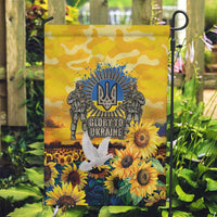 Glory to Ukraine Garden Flag Sunflower Field Modern Art