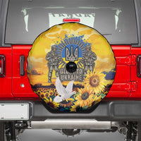 Glory to Ukraine Spare Tire Cover Sunflower Field Modern Art