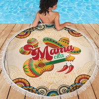 Mamacita Cinco De Mayo Spirit Beach Blanket