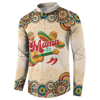 Mamacita Cinco De Mayo Spirit Button Sweatshirt