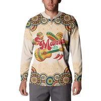 Mamacita Cinco De Mayo Spirit Button Sweatshirt