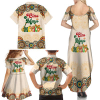 Mamacita Cinco De Mayo Spirit Family Matching Summer Maxi Dress and Hawaiian Shirt