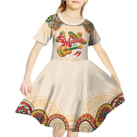 Mamacita Cinco De Mayo Spirit Kid Short Sleeve Dress