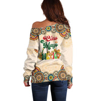 Mamacita Cinco De Mayo Spirit Off Shoulder Sweater