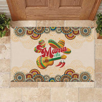 Mamacita Cinco De Mayo Spirit Rubber Doormat