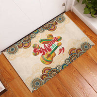 Mamacita Cinco De Mayo Spirit Rubber Doormat