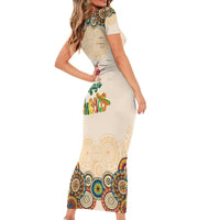 Mamacita Cinco De Mayo Spirit Short Sleeve Bodycon Dress