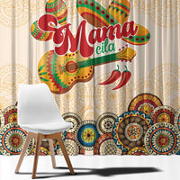 Mamacita Cinco De Mayo Spirit Window Curtain