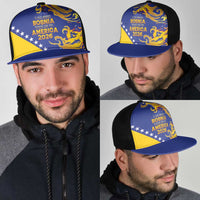 Bosnia Football Dream 2026 Mesh Trucker Cap Take Me To America