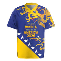 Custom Bosnia Football Dream 2026 Rugby Jersey Take Me To America