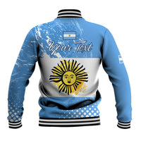 Custom Argentina National Flag Day Baseball Jacket Da de la Bandera Nacional LT9 - Wonder Print Shop