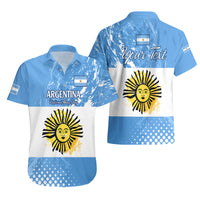 Custom Argentina National Flag Day Hawaiian Shirt Da de la Bandera Nacional - Wonder Print Shop