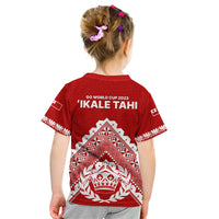 Tonga Rugby Kid T Shirt Proud Tongan Ngatu Kupesi World Cup 2023 No1 - Wonder Print Shop