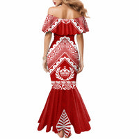Tonga Rugby Mermaid Dress Proud Tongan Ngatu Kupesi World Cup 2023 No1 - Wonder Print Shop