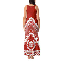 Tonga Rugby Tank Maxi Dress Proud Tongan Ngatu Kupesi World Cup 2023 No1 - Wonder Print Shop