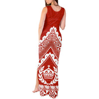 Tonga Rugby Tank Maxi Dress Proud Tongan Ngatu Kupesi World Cup 2023 No1 - Wonder Print Shop