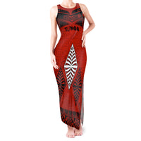 Tonga Rugby Tank Maxi Dress Proud Tongan Ngatu Kupesi World Cup 2023 No2 - Wonder Print Shop