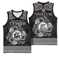 Personalized Carmarthenshire Sir Gaerfyrddin Basketball Jersey Black Deer Stag Celtic-inspired - Wonder Print Shop