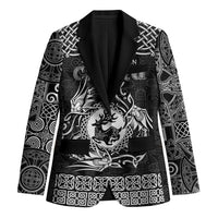 Personalized Carmarthenshire Sir Gaerfyrddin Blazer Black Deer Stag Celtic-inspired - Wonder Print Shop