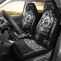 Personalized Carmarthenshire Sir Gaerfyrddin Car Seat Cover Black Deer Stag Celtic-inspired - Wonder Print Shop