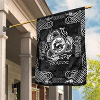 Personalized Carmarthenshire Sir Gaerfyrddin Garden Flag Black Deer Stag Celtic-inspired - Wonder Print Shop