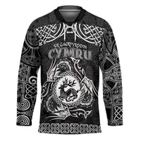 Personalized Carmarthenshire Sir Gaerfyrddin Hockey Jersey Black Deer Stag Celtic-inspired - Wonder Print Shop