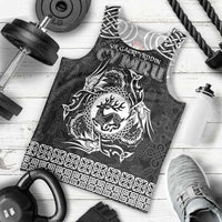 Personalized Carmarthenshire Sir Gaerfyrddin Men Tank Top Black Deer Stag Celtic-inspired - Wonder Print Shop