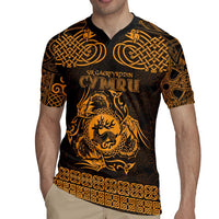 Personalized Carmarthenshire Sir Gaerfyrddin Rugby Jersey Gold Deer Stag Celtic-inspired - Wonder Print Shop