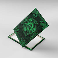 Personalized Carmarthenshire Sir Gaerfyrddin Canvas Wall Art Green Deer Stag Celtic-inspired - Wonder Print Shop