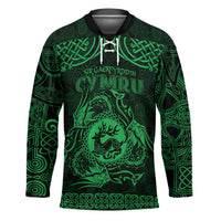 Personalized Carmarthenshire Sir Gaerfyrddin Hockey Jersey Green Deer Stag Celtic-inspired - Wonder Print Shop
