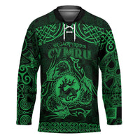 Personalized Carmarthenshire Sir Gaerfyrddin Hockey Jersey Green Deer Stag Celtic-inspired - Wonder Print Shop