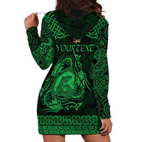 Personalized Carmarthenshire Sir Gaerfyrddin Hoodie Dress Green Deer Stag Celtic-inspired - Wonder Print Shop
