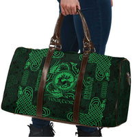 Personalized Carmarthenshire Sir Gaerfyrddin Travel Bag Green Deer Stag Celtic-inspired - Wonder Print Shop