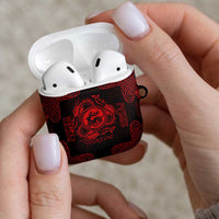 Personalized Carmarthenshire Sir Gaerfyrddin AirPods Case Red Deer Stag Celtic-inspired - Wonder Print Shop