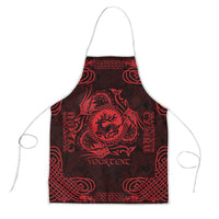 Personalized Carmarthenshire Sir Gaerfyrddin Apron Red Deer Stag Celtic-inspired - Wonder Print Shop