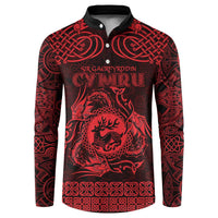 Personalized Carmarthenshire Sir Gaerfyrddin Button Sweatshirt Red Deer Stag Celtic-inspired - Wonder Print Shop