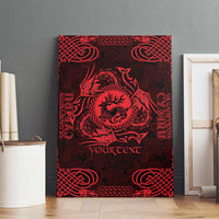 Personalized Carmarthenshire Sir Gaerfyrddin Canvas Wall Art Red Deer Stag Celtic-inspired - Wonder Print Shop