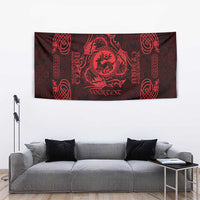 Personalized Carmarthenshire Sir Gaerfyrddin Tapestry Red Deer Stag Celtic-inspired - Wonder Print Shop