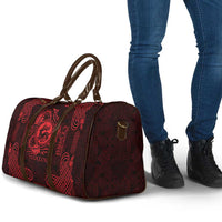 Personalized Carmarthenshire Sir Gaerfyrddin Travel Bag Red Deer Stag Celtic-inspired - Wonder Print Shop