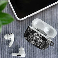 Personalized Denbighshire Sir Ddinbych AirPods Case Black Gatehouse Denbigh Castle Celtic-inspired - Wonder Print Shop
