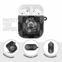 Personalized Denbighshire Sir Ddinbych AirPods Case Black Gatehouse Denbigh Castle Celtic-inspired - Wonder Print Shop